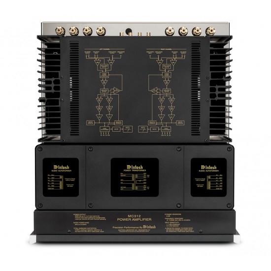 McIntosh MC312 – Amplificatore Finale Stereo High-End