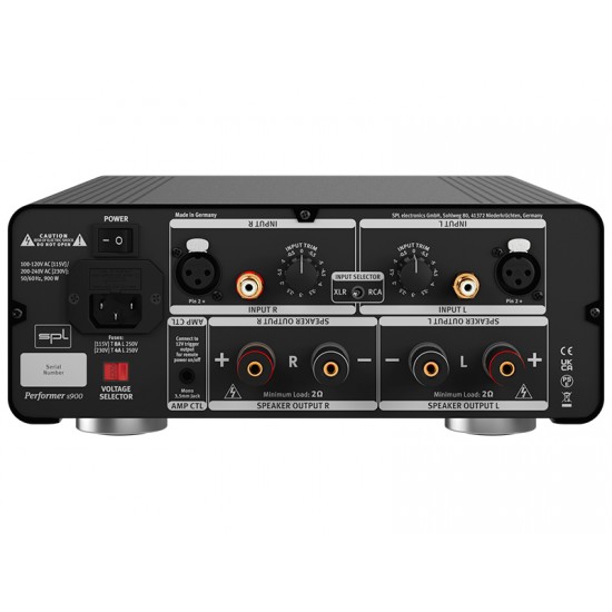 Amplificatori Finali Stereo Power Amplifiers SPL Performer s900 Amplificatori Finali Stereo Power Amplifiers SPL Performer s900