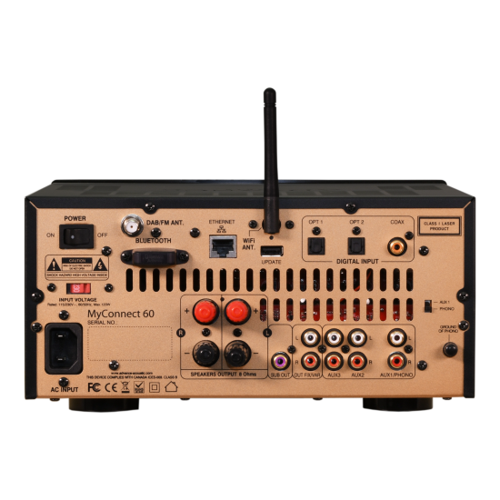 Advance Paris MyConnect 60 – Sistema Audio Streaming All-in-One Hi-Fi