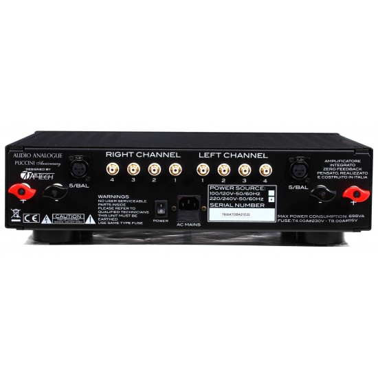 Audio Analogue Puccini Anniversary – Amplificatore Integrato Hi-End (Nuovo in Garanzia)
