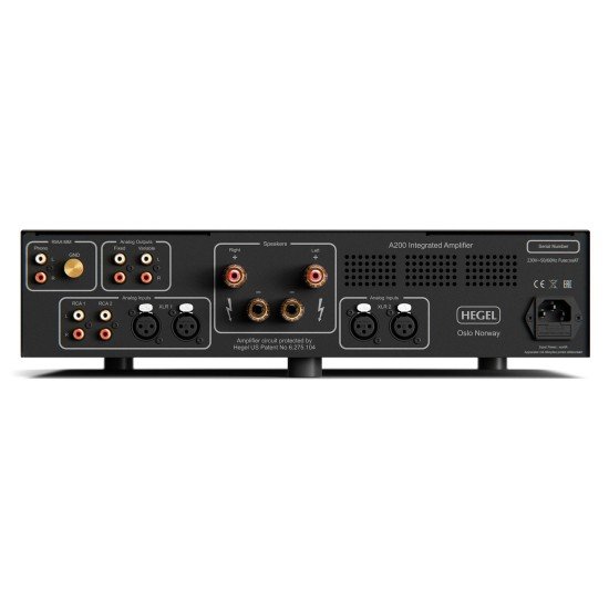 Hegel A200 – Amplificatore Integrato Hi-Fi Analogico 2x150W con Phono MM Hegel A200 – Amplificatore Integrato Hi-Fi Analogico 2x150W con Phono MM