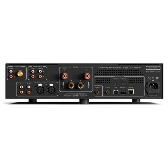 Hegel H200 – Amplificatore Integrato Streaming 2x150W con DAC e Phono MM Hegel H200 – Amplificatore Integrato Streaming 2x150W con DAC e Phono MM