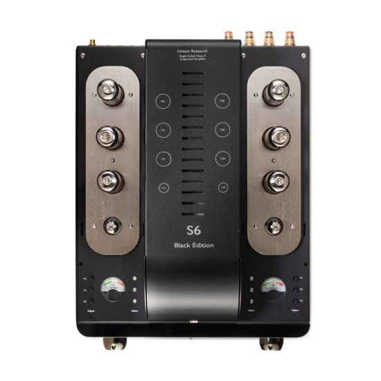 Unison Research S6 Black Edition – Amplificatore Integrato Valvolare Classe A 40 W con DAC Unison Research S6 Black Edition – Amplificatore Integrato Valvolare Classe A 40 W con DAC
