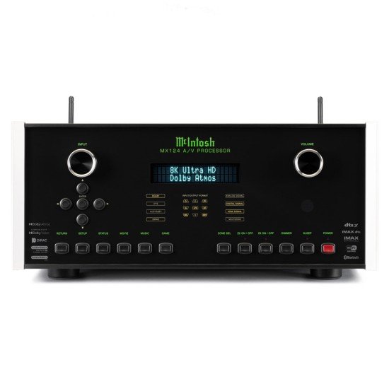 McIntosh MX124 – Processore Audio Video Home Theater 13.4 Canali 8K Dolby Atmos