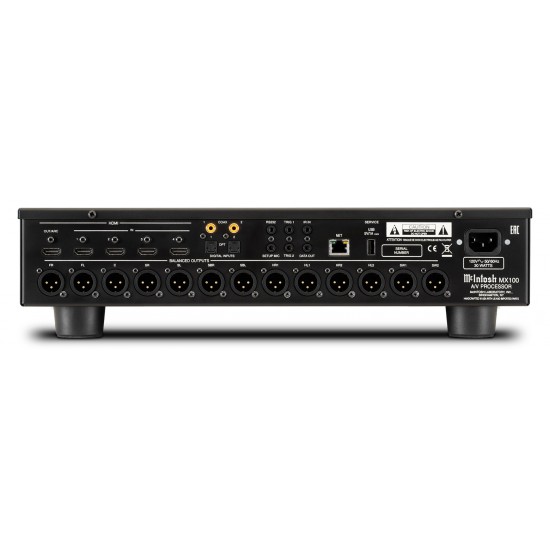 McIntosh MX100 – Processore Audio Video e DAC Home Cinema High-End