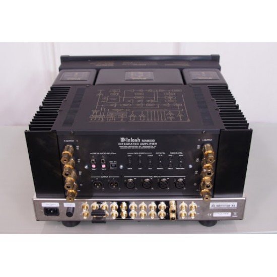 Amplificatore Integrato MCINTOSH MA 8000 Usato in garanzia Amplificatore Integrato MCINTOSH MA 8000 Usato in garanzia