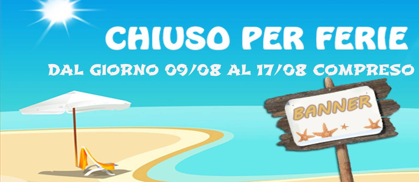 Chiuso per ferie