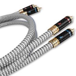 Ricable Invictus Signal Reference – Cavo di Segnale RCA Stereo Hi-End (coppia)