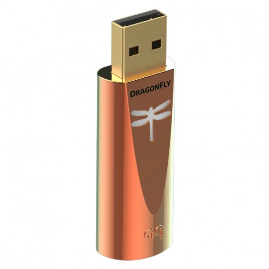 AudioQuest DragonFly Copper – DAC USB Portatile, Preamplificatore e Amplificatore Cuffie Hi-Fi