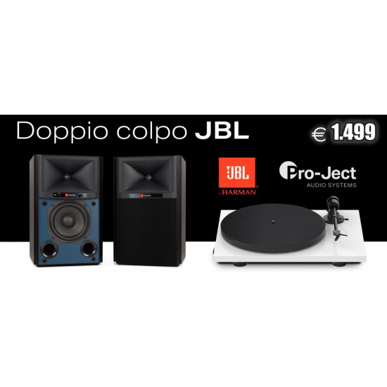 Diffusori da scaffale JBL 4305P+ Giradischi Pro-ject E1 Phono