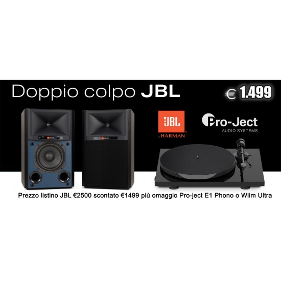 Diffusori da scaffale JBL 4305P+ Giradischi Pro-ject E1 Phono