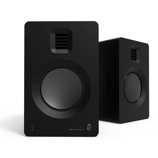 Kanto TUK – Diffusori Attivi Hi-Fi a 2 Vie con Tweeter AMT, Bluetooth aptX HD e Phono MM (Coppia)