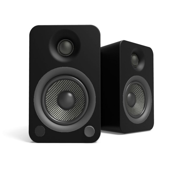 Kanto Audio YU4 – Diffusori Attivi Bluetooth aptX con Ingresso Phono MM, 70 W RMS / 140 W di Picco (Coppia)
