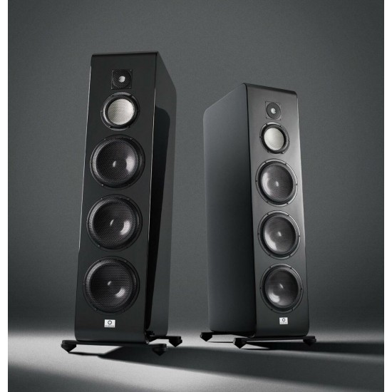 Marten Django XL P Black – Diffusori da Pavimento High-End 3 Vie (Coppia)