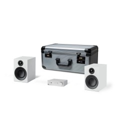 Pro-Ject Travel Set – Sistema Hi-Fi Portatile Completo con Amplificatore Bluetooth e Diffusori Speaker Box 3 E Carbon Pro-Ject Travel Set – Sistema Hi-Fi Portatile Completo con Amplificatore Bluetooth e Diffusori Speaker Box 3 E Carbon