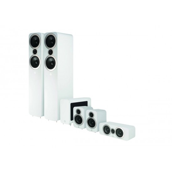 Sistema Home Cinema Q Acoustic Q 3050C 5.1 Cinema Pack
