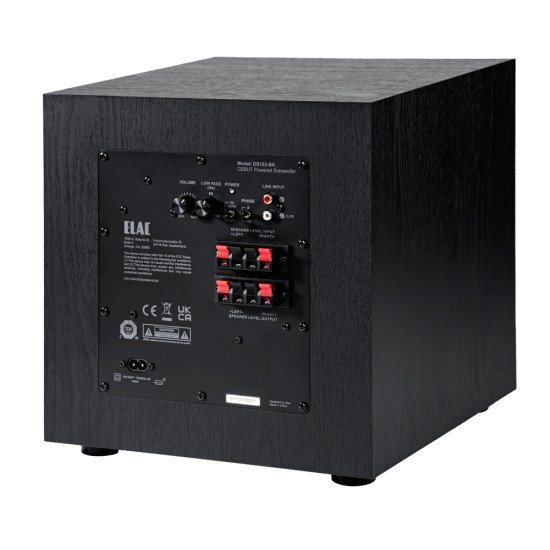 ELAC Debut 3.0 DS103-BK – Subwoofer Attivo 10" 100 W RMS