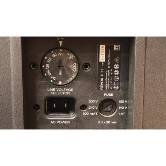 Revox B77 Registratore a bobine