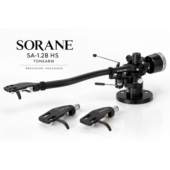 Sorane SA-1.2B HS Black – Braccio 9" con 2 Portatestine