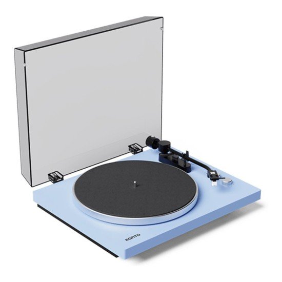 Kanto OBI3 G2 – Giradischi Hi-Fi a Cinghia con Bluetooth 5.3, Pre Phono Integrato e Testina Audio-Technica