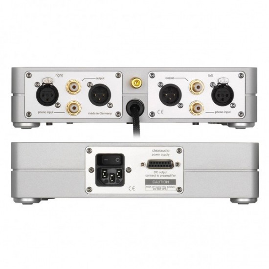 Clearaudio Balance V2 Silver EL033/S – Preamplificatore Phono MM/MC Hi-End con Alimentazione Separata