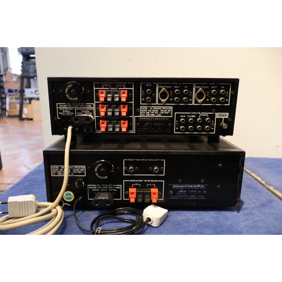 Marantz Model 140 + Marantz Model 3200 – Finale di Potenza e Preamplificatore Stereo Vintage Hi-Fi