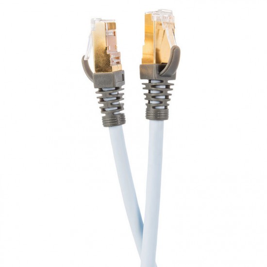 Cavo Ethernet Supra cat 8+STP PATCH FRHF BLUE 1 mt. Cavo Ethernet Supra cat 8+STP PATCH FRHF BLUE 1 mt.