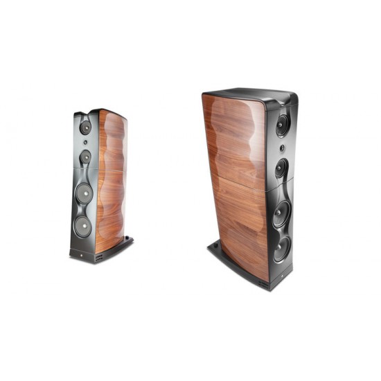 Diffusori Gold NoteXS-85 Italian Walnut /Black/White Gloss (coppia)